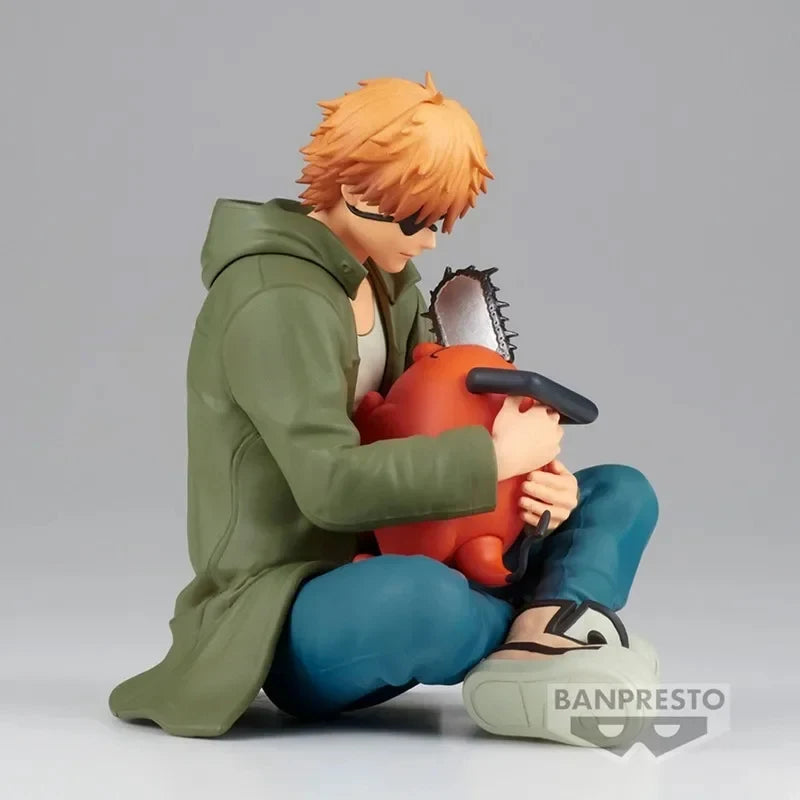 Bandai Genuine Chainsaw Man Banpresto Break Time Denji + Pochita Figure